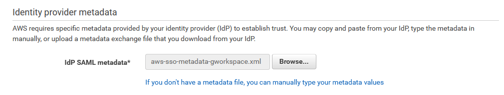 upload metadata