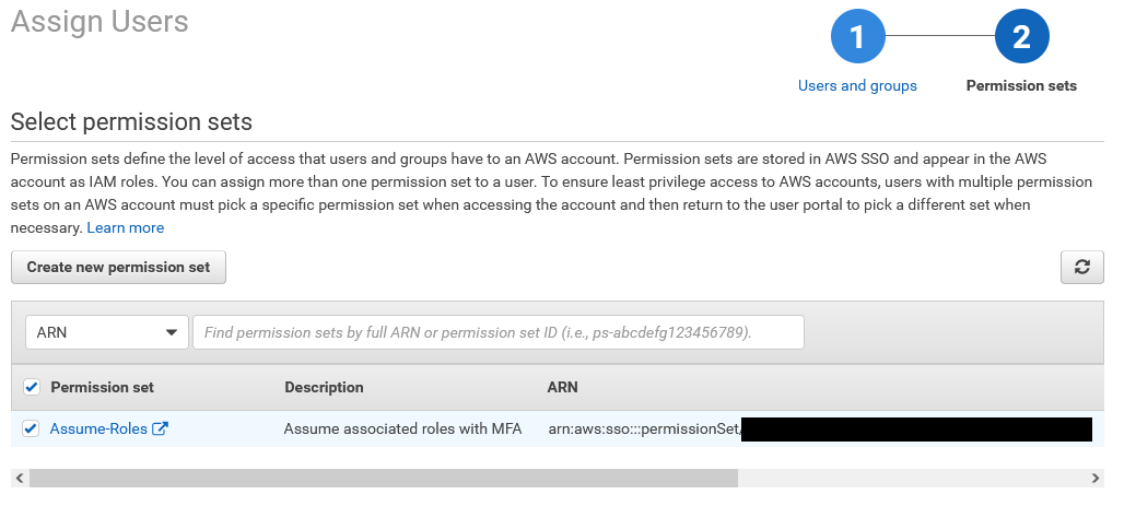 Assign permission set to group