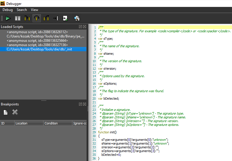 DIE Init Script